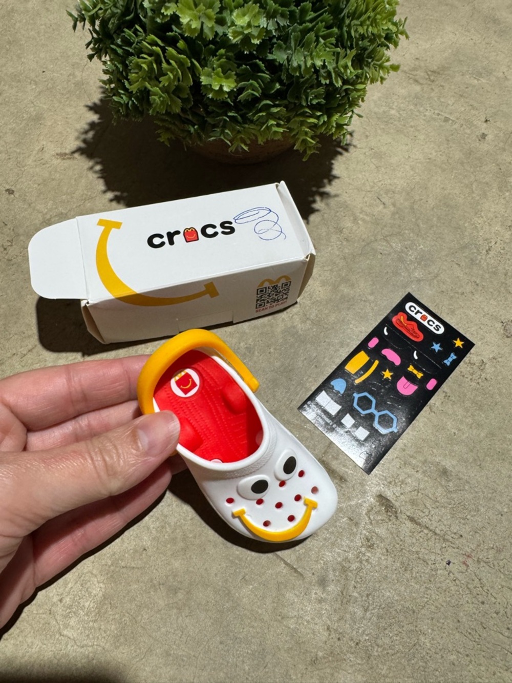 Crocs McDonalds Keychain Charm Toy